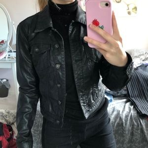 Leather jacket